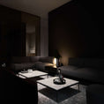 تحميل الصورة إلى عارض المعرض، Optical Art Lacquered Round Tray-Black L