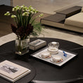 تحميل الصورة إلى عارض المعرض، Optical Art Lacquered Square Tray-M