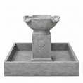 Load image into Gallery viewer, Bowl with Base Fountain – Ash