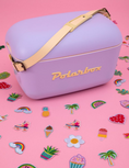 Load image into Gallery viewer, POLARBOX Lilac Cooler Box with Yellow Pop Strap - 20L