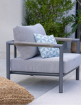 Load image into Gallery viewer, LES JARDINS Bastingage Gray Outdoor Sofa Set