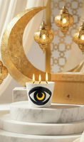 Load image into Gallery viewer, NOOR The Crescent Eye Candle 10cm