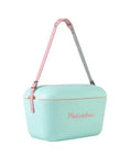 Load image into Gallery viewer, POLARBOX Cyan Cooler Box with Baby Rose Pop Strap - 20L