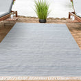 Load image into Gallery viewer, THE RUG MANTRA Lorelei Small Light Blue Rug