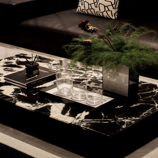 Optical Art Lacquered Long Tray