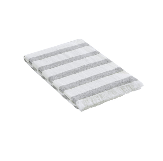 Mujie Linen Throw Blanket - Grey