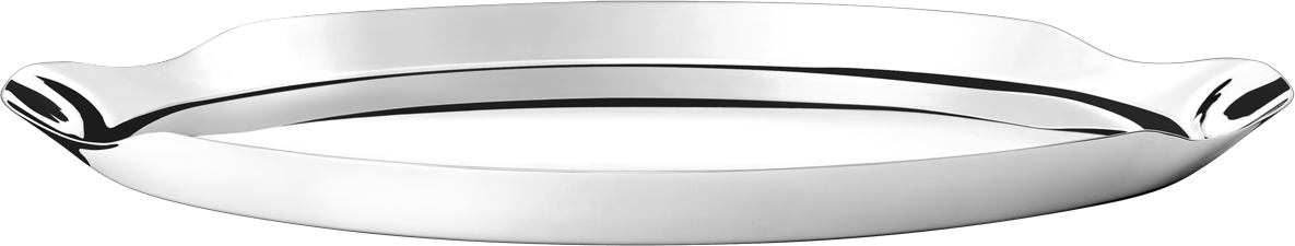 HD Stainless Steel Round Tray with Handle/ Shallow S