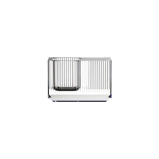 XUYU K9 Crystal Cubic Vase-Short