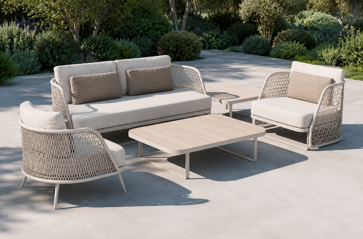 Ventura Sofa Set Beige