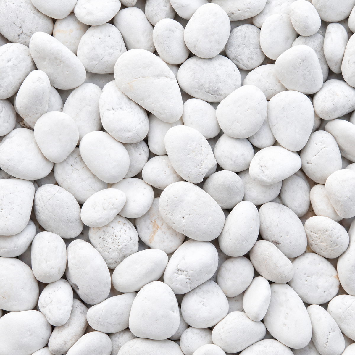 Pebbles White 3-5 cm Small