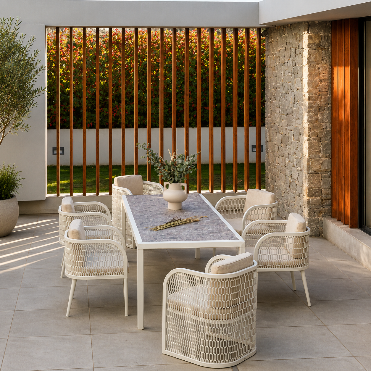 Ventura Dining Set Beige