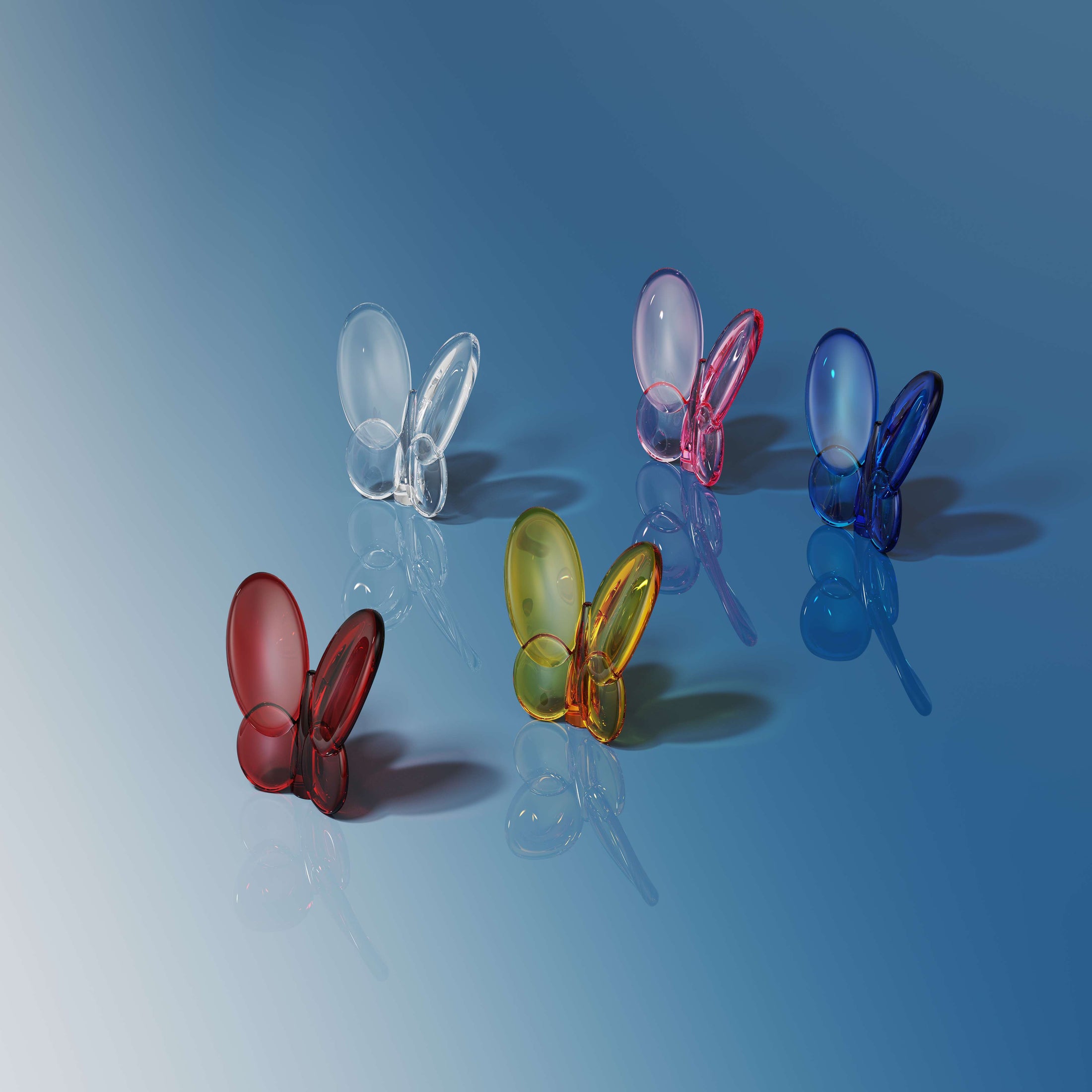 RESONG Butterfly Decoration Pink