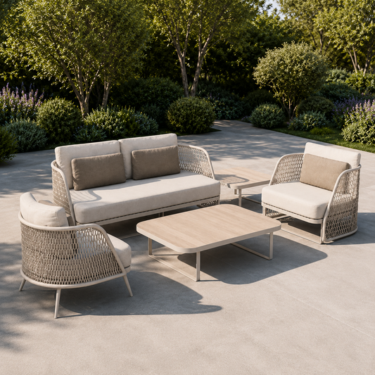 Ventura Sofa Set Beige