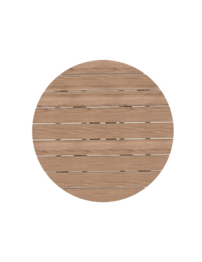 طقم طعام خارجي باللون الرمادي الداكن من إيثيمو نايت مع طاولة مستديرة