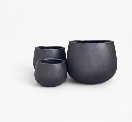 Nerja Planter – Charcoal