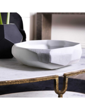 GUAXS Cubistic White Bowl