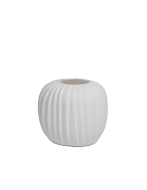 GUAXS Manakara Round White Vase