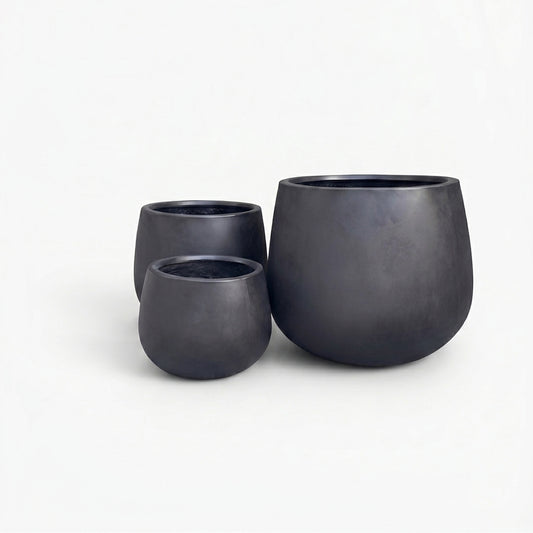 Nerja Planter – Charcoal