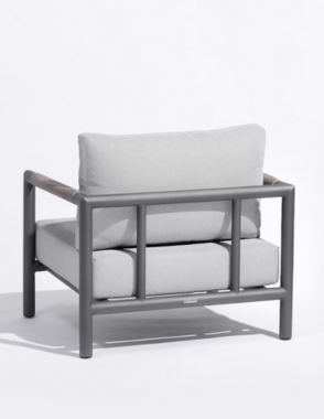 طقم أريكة خارجية رمادي من LES JARDINS BASTINGAGE