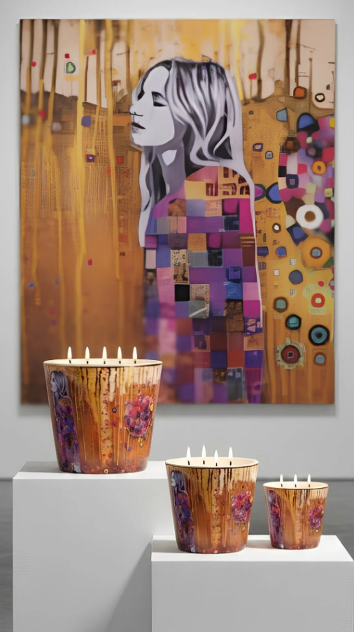 Luna Oro Candle 24cm