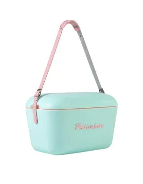 صندوق تبريد بولار بوكس ​​سماوي مع حزام بوب وردي صغير - ٢٠ لترًا