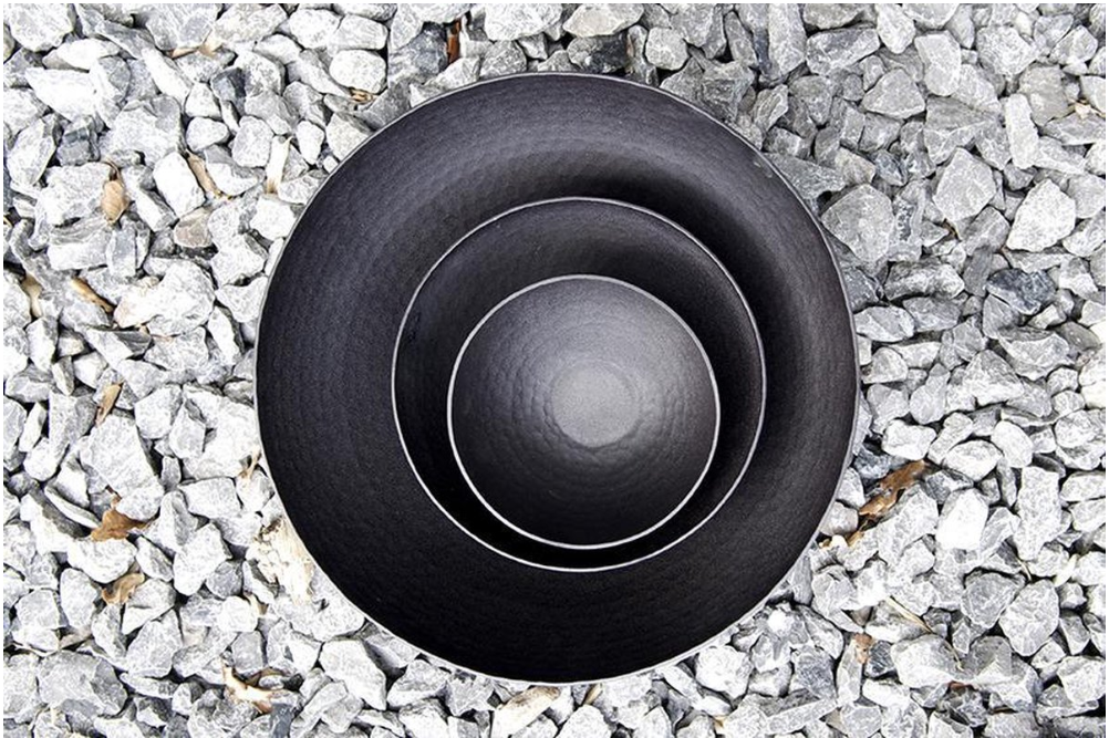 وعاء أسود متوسط ​​الحجم XLBOOM MOON