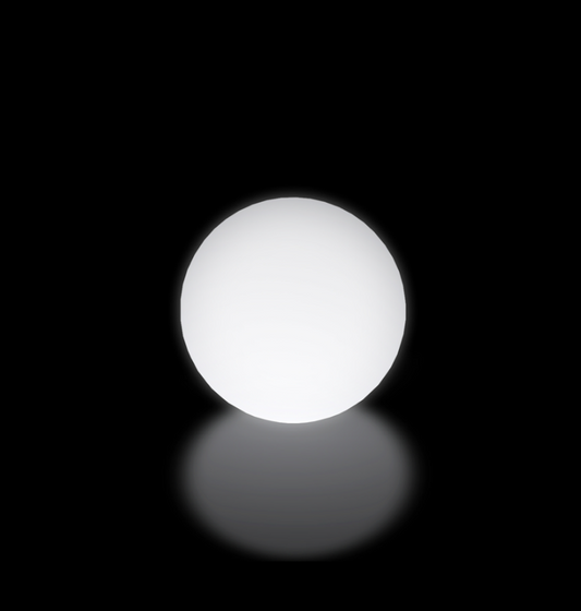 كرة LED بقطر 35 سم مع جهاز تحكم عن بعد