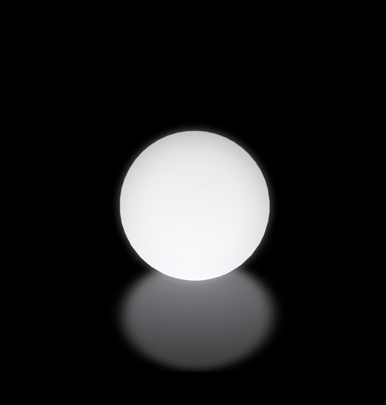 كرة LED بطول 80 سم مع جهاز تحكم عن بعد