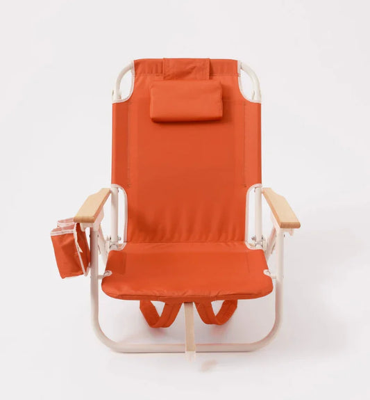 كرسي الشاطئ الفاخر البرتقالي من SUNNYLIFE