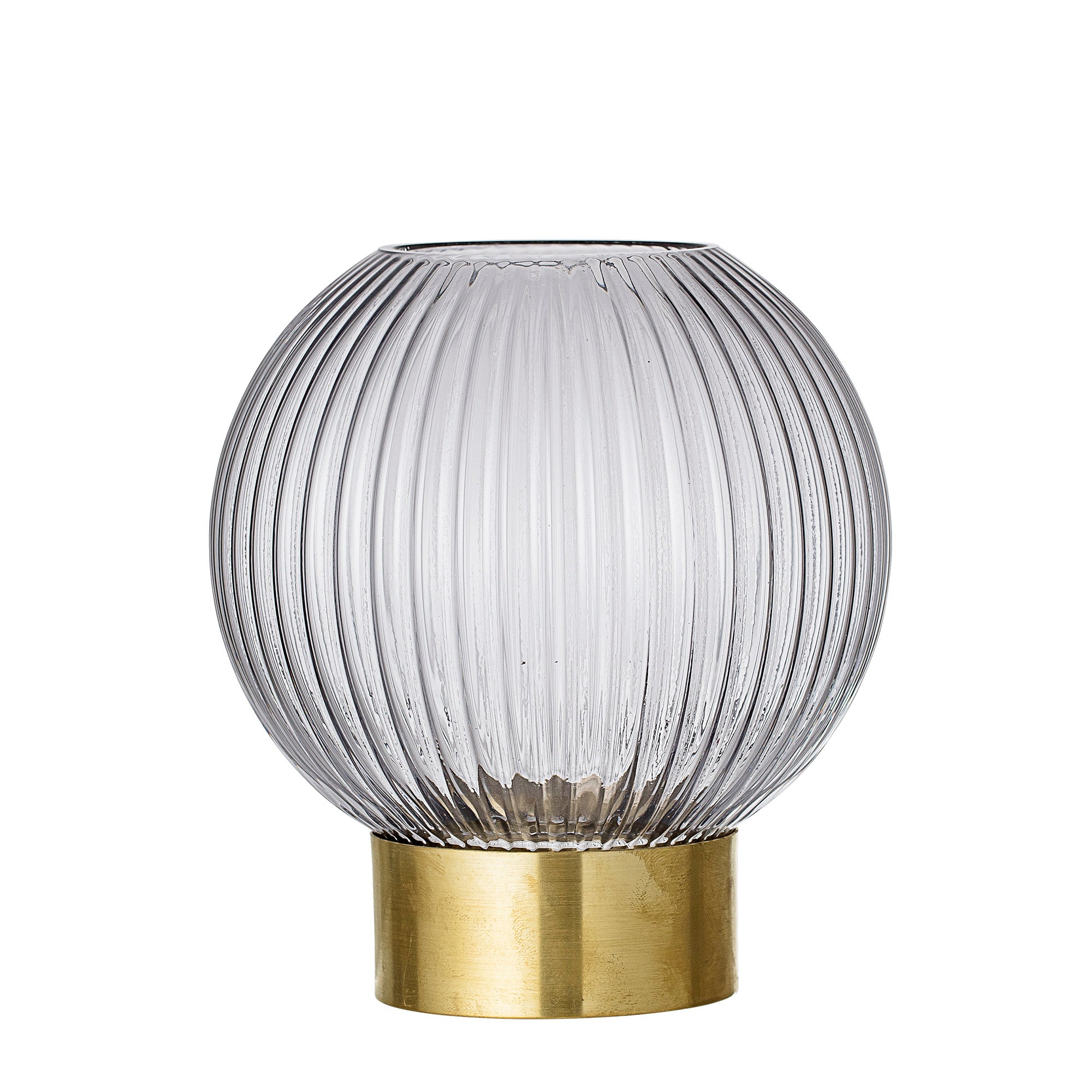 مزهرية دائرية صغيرة بقاعدة ذهبية من بلومينجفيل