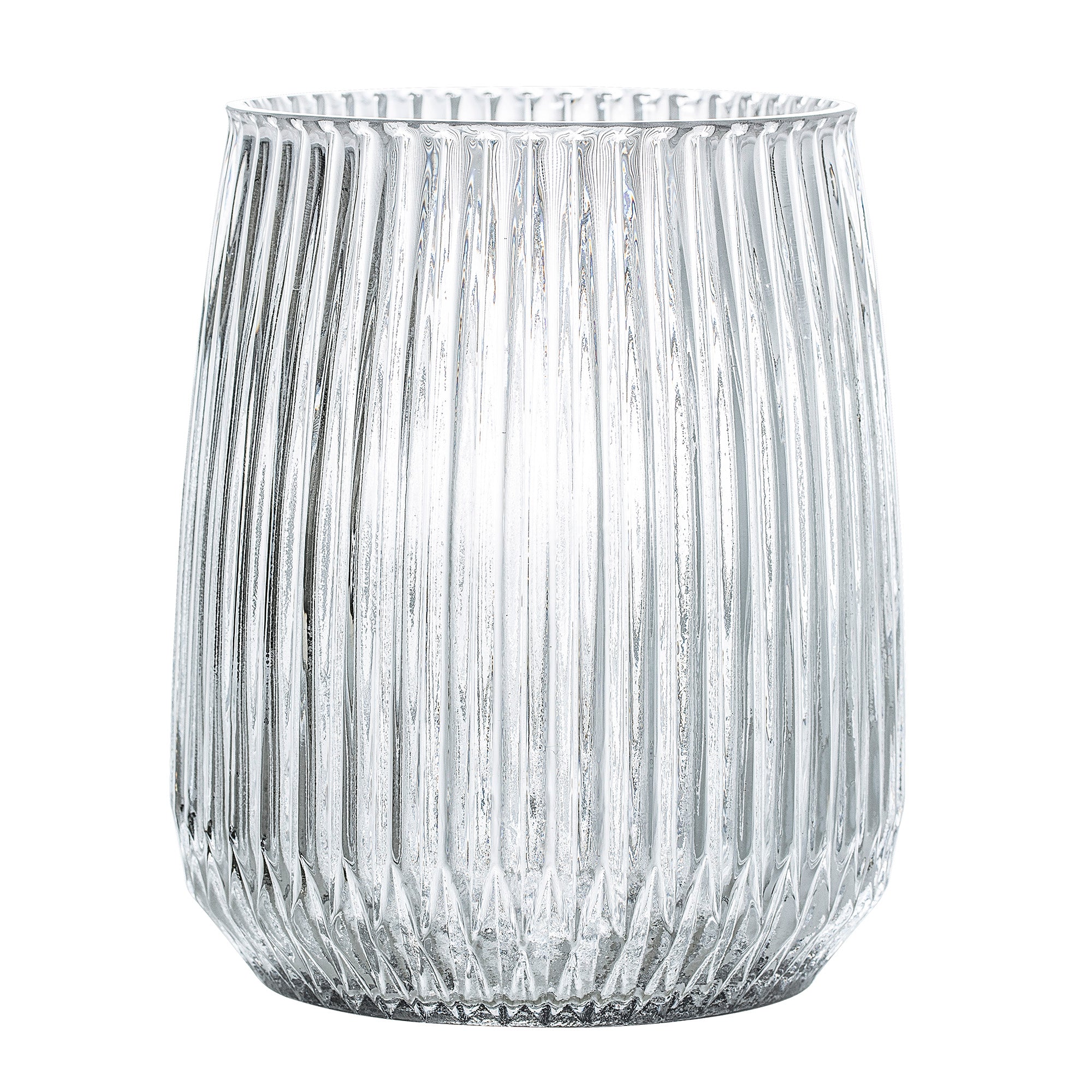 BLOOMINGVILLE Tall Clear Vase