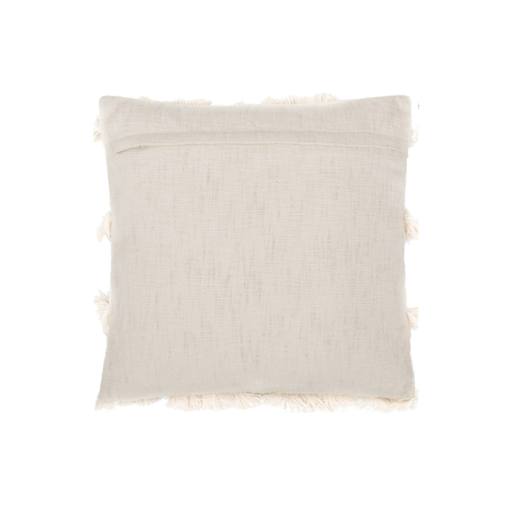 وسادة بلومينغفيل منقوشة باللونين الأبيض العاجي والأسود