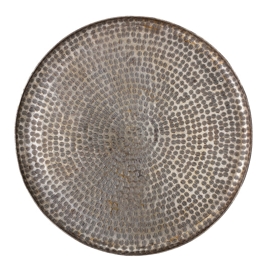 صينية معدنية متعددة الألوان D30.5 سم