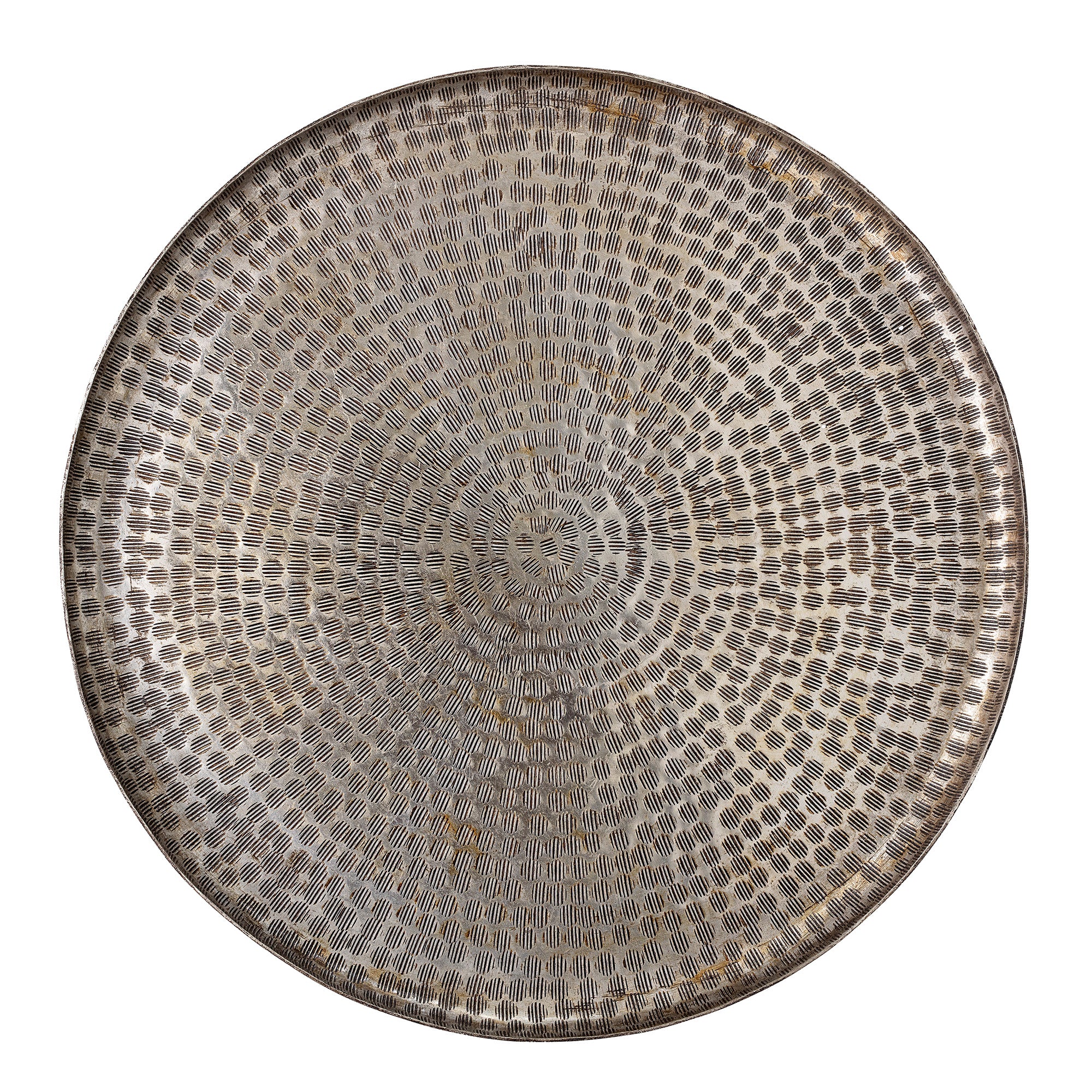 صينية معدنية متعددة الألوان D30.5 سم