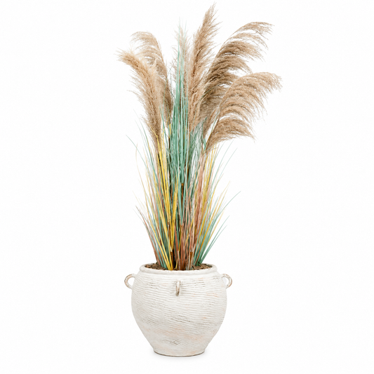 LONGJIN Artificial Beige Dried Pampas 170 cm - 34