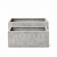 Load image into Gallery viewer, Rectangular Pot – Cement
