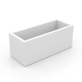 Load image into Gallery viewer, VONDOM Jardiniere Rectangle Large White Pot
