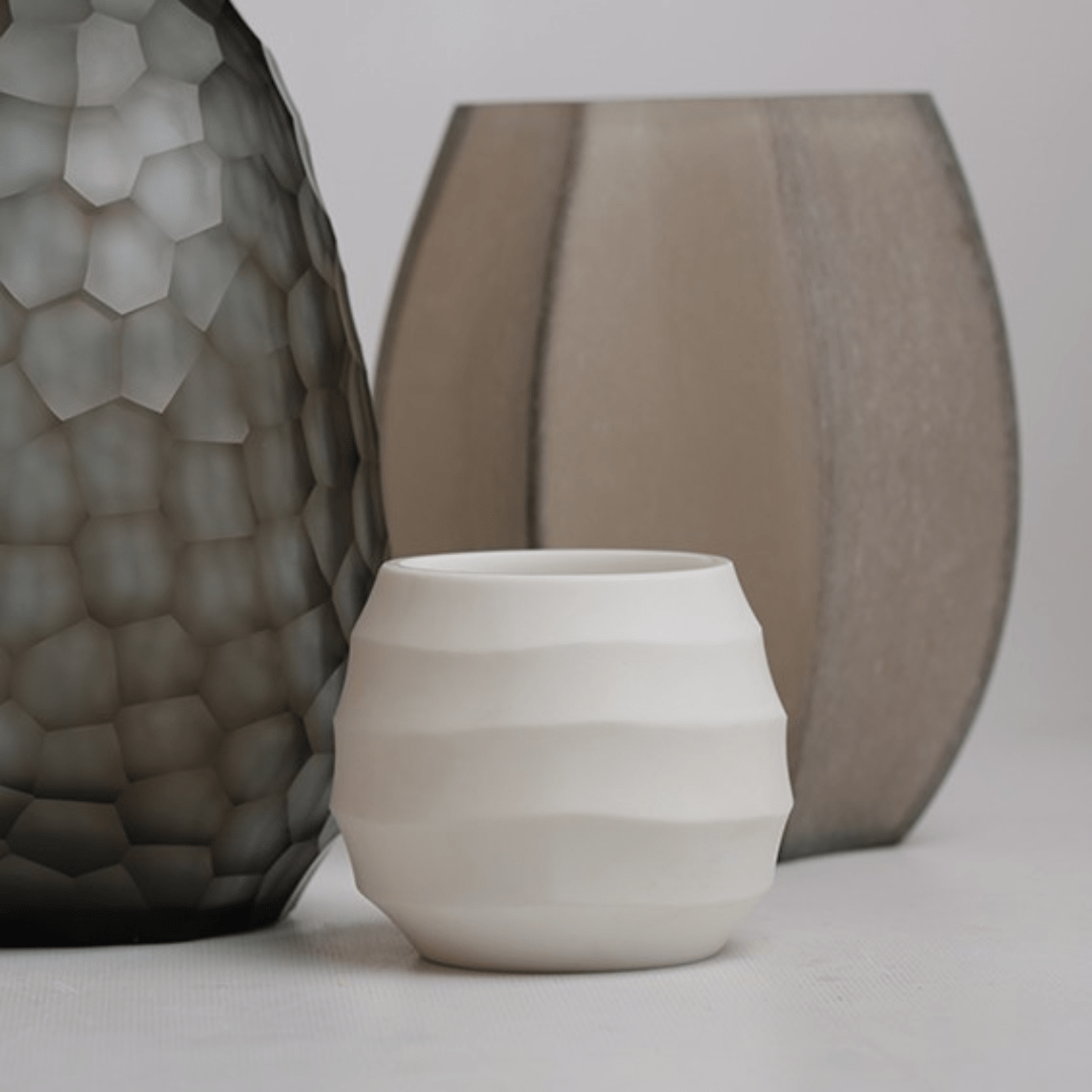 شمعة شاي بيضاء من GUAXS NAGAA