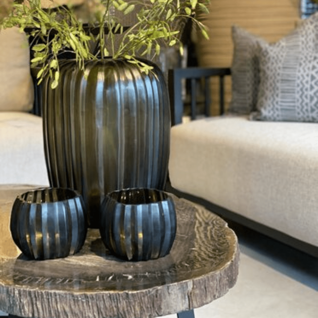 GUAXS MANAKARA شمعة شاي رمادية داكنة