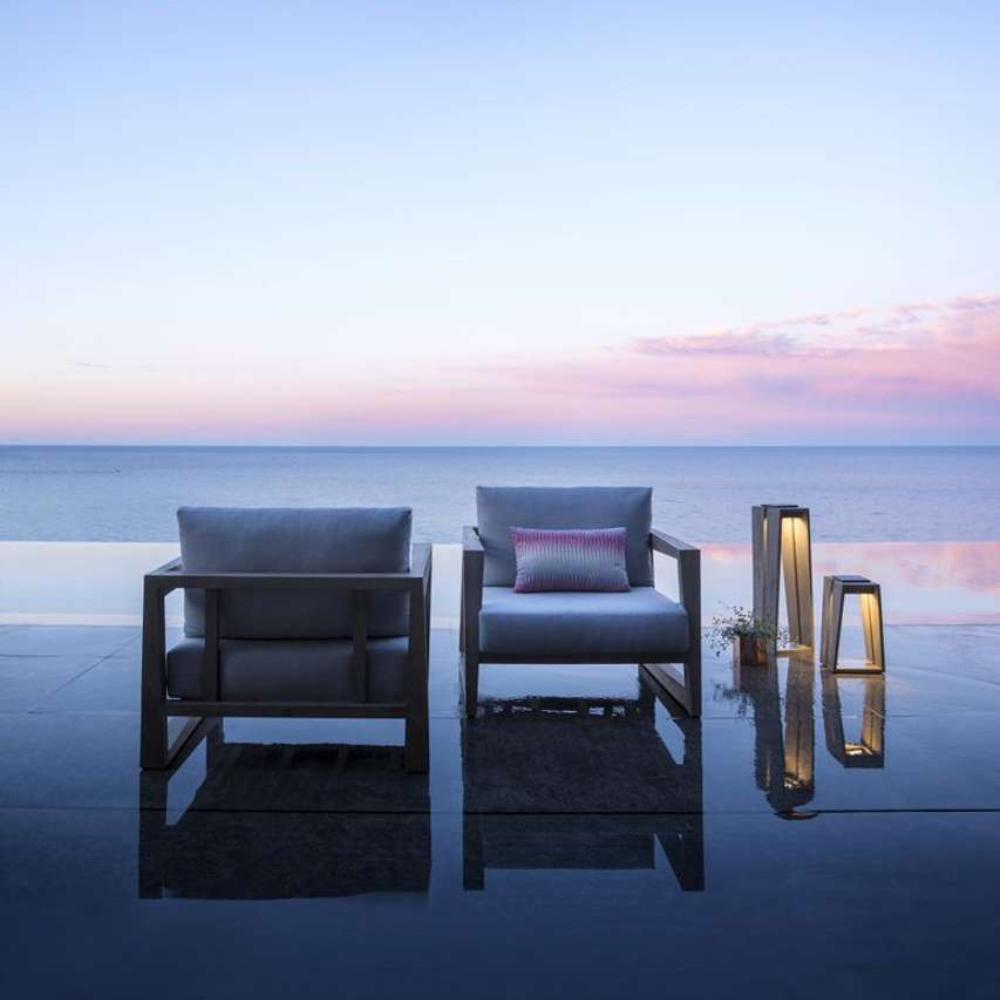 فانوس شمسي كبير بني اللون من LES JARDINS SKAAL