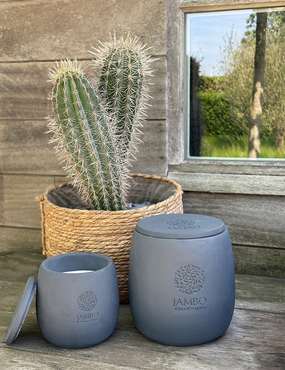 Outdoor Candle Lumo nero