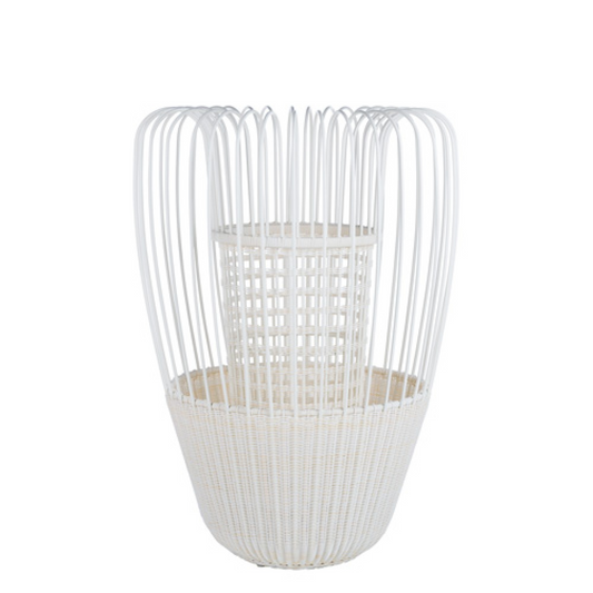 وعاء POINT MIST الأبيض المتوسط