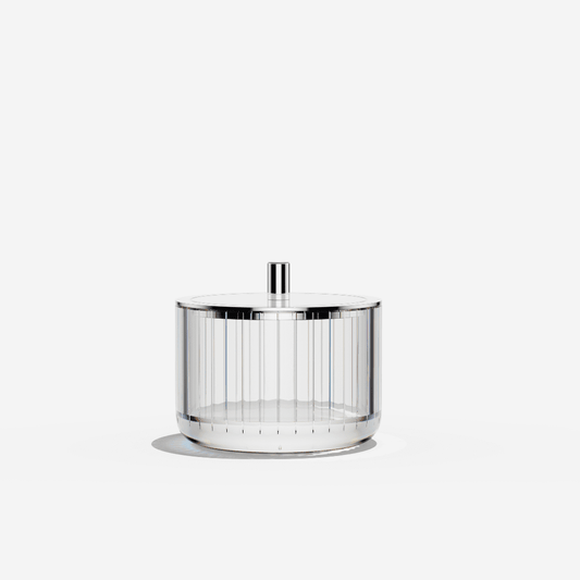 وحدة تخزين حمام ريسونغ عالية الوضوح من الكريستال الشفاف