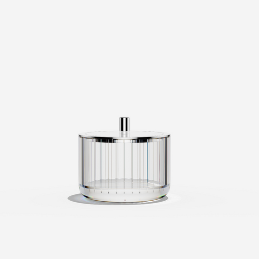 وحدة تخزين حمام ريسونغ عالية الوضوح من الكريستال الشفاف