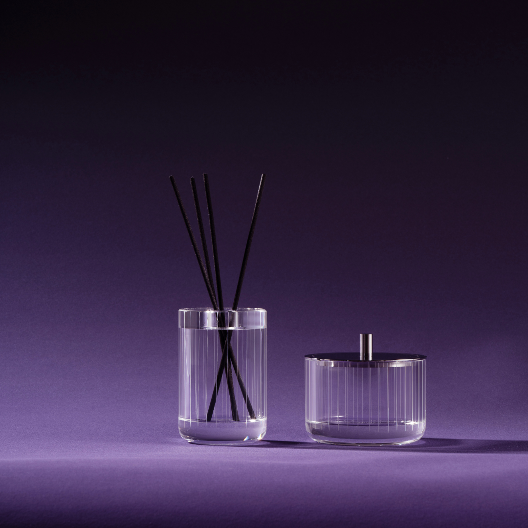 وحدة تخزين حمام ريسونغ عالية الوضوح من الكريستال الشفاف