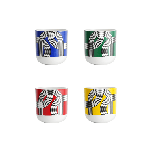 RESONG Cup Set - 4 Pcs - Ceramic
