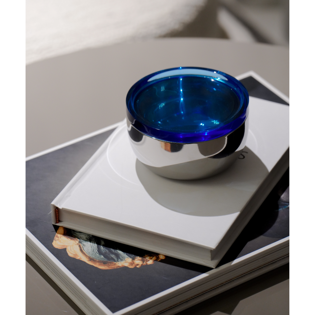 جرة تخزين ريسونغ إم - أكريليك أزرق