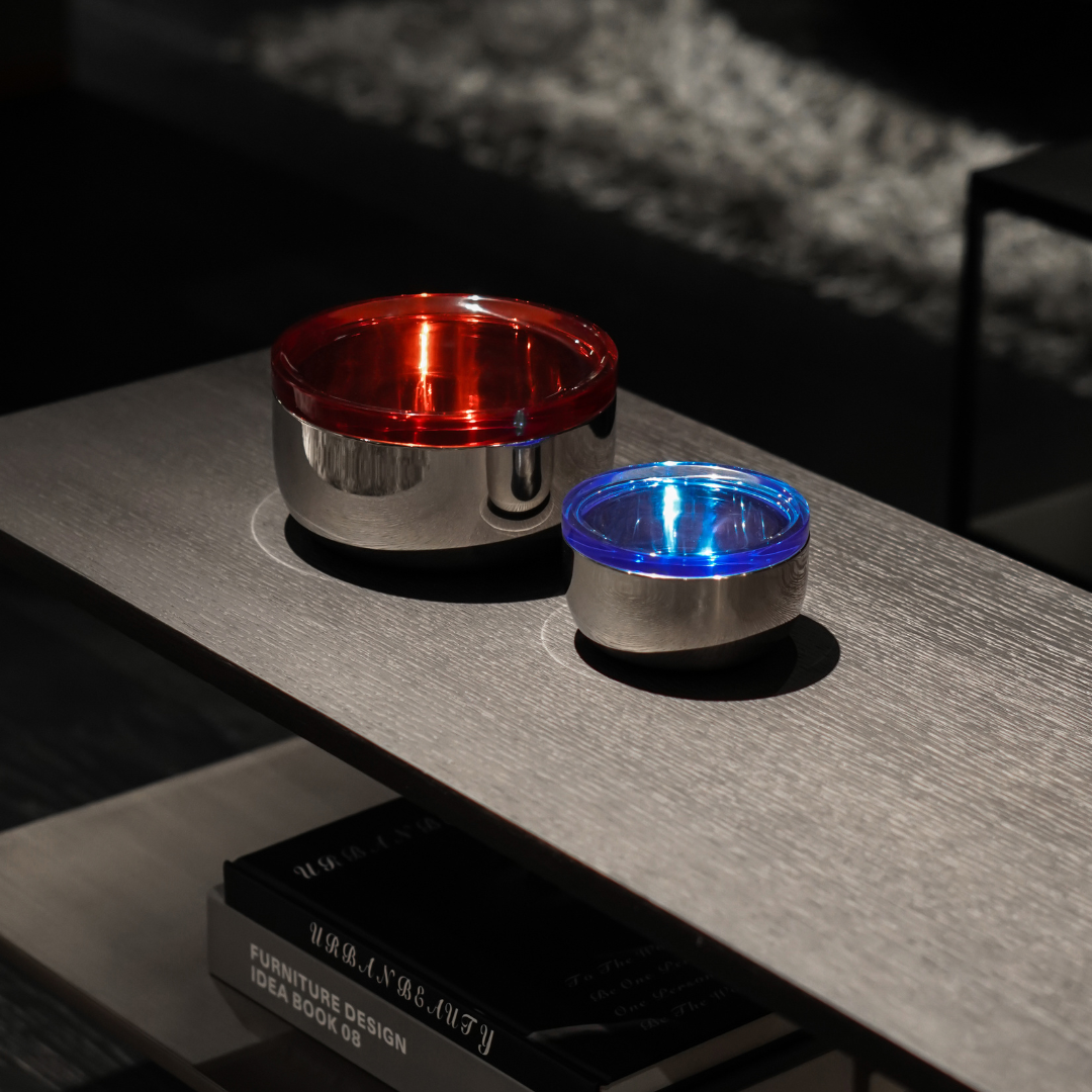 جرة تخزين ريسونغ إم - أكريليك أزرق