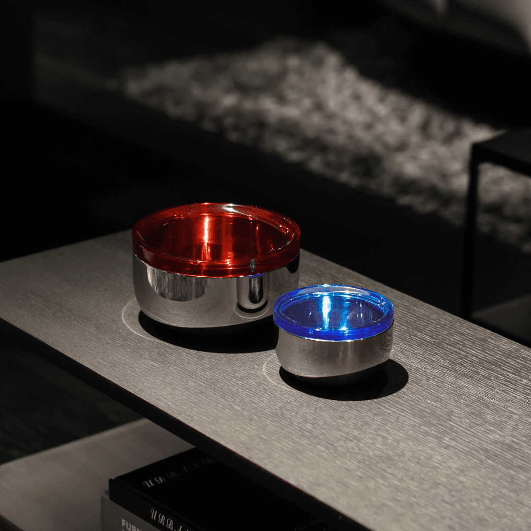 جرة تخزين ريسونغ إل - أكريليك أحمر