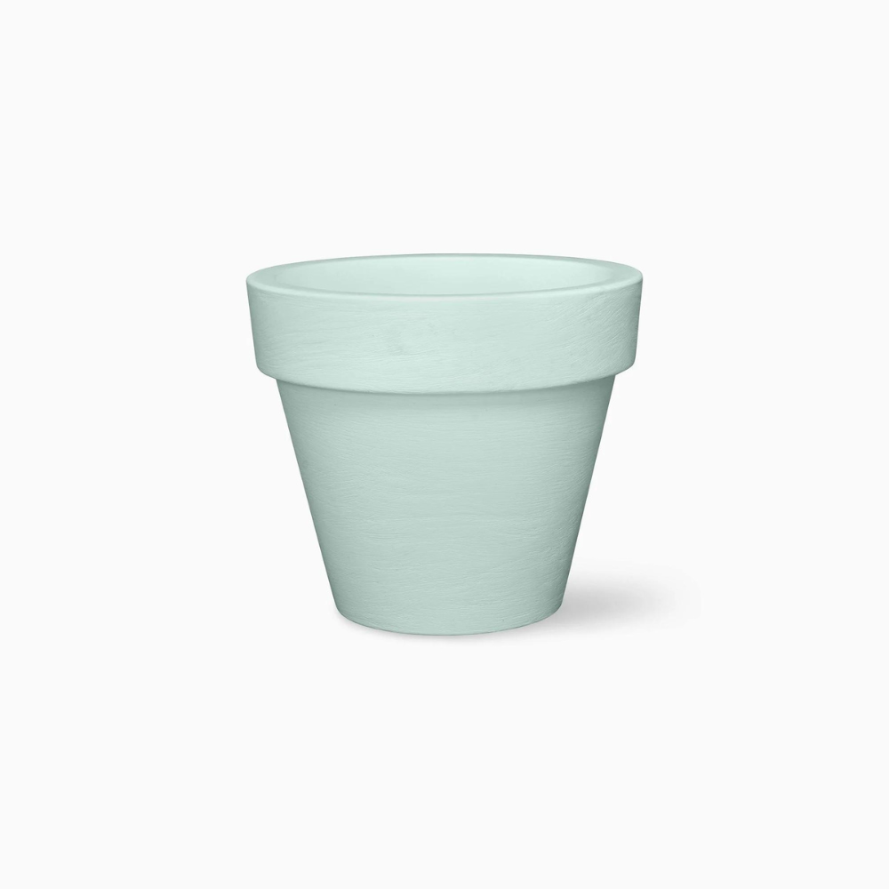 SERRALUNGA 1825 BORDATO LISCIO وعاء أزرق فاتح متوسط